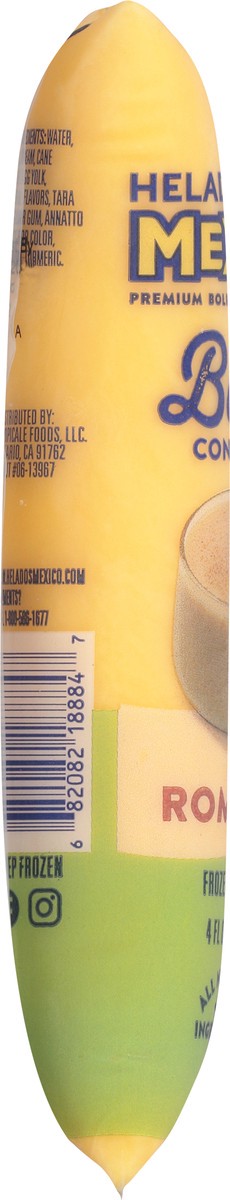 slide 5 of 9, Helados Mexico Premium Rompope Frozen Milk Bar 4 fl oz, 6 oz