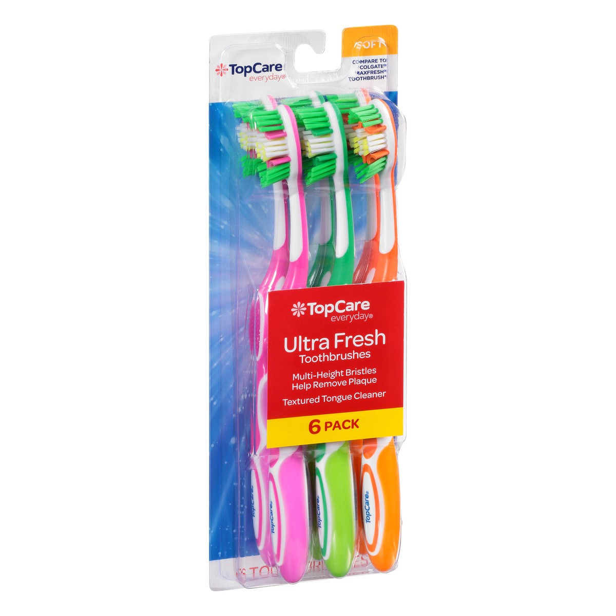 slide 6 of 11, TopCare Everyday Soft Ultra Fresh Toothbrushes 6 Pack, 6 ct