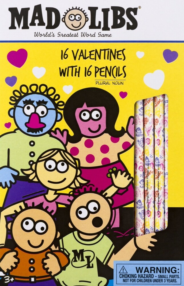 slide 1 of 1, Mad Libs Valentines Book, 1 ct