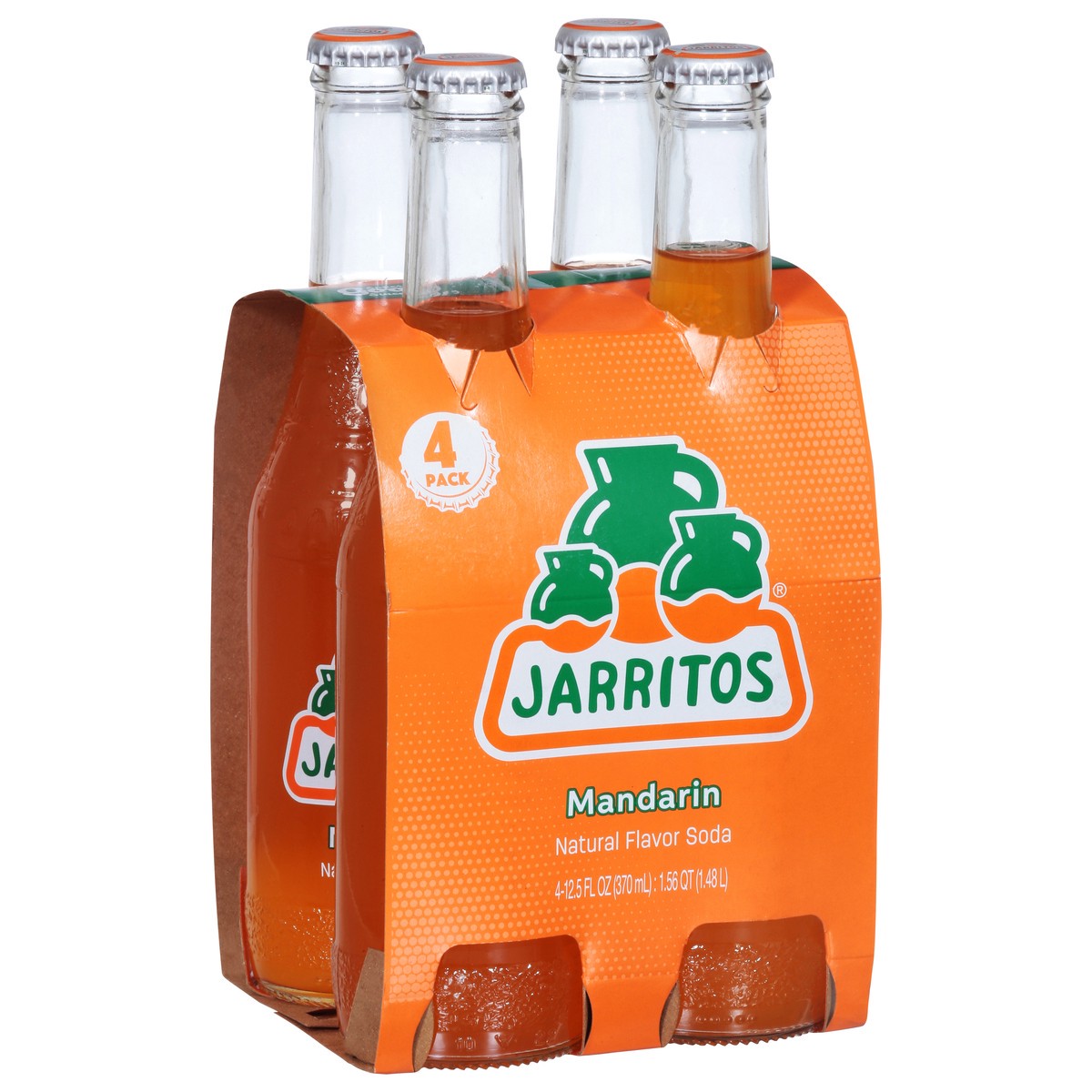 slide 10 of 15, Jarritos Mandarin Soda 4 Pack 4 - 12.5 fl oz Bottles, 4 ct; 12.5 oz
