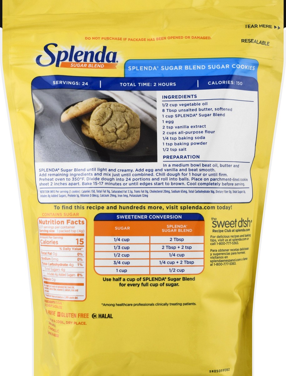 slide 4 of 9, Splenda Sugar Blend, 2 lb