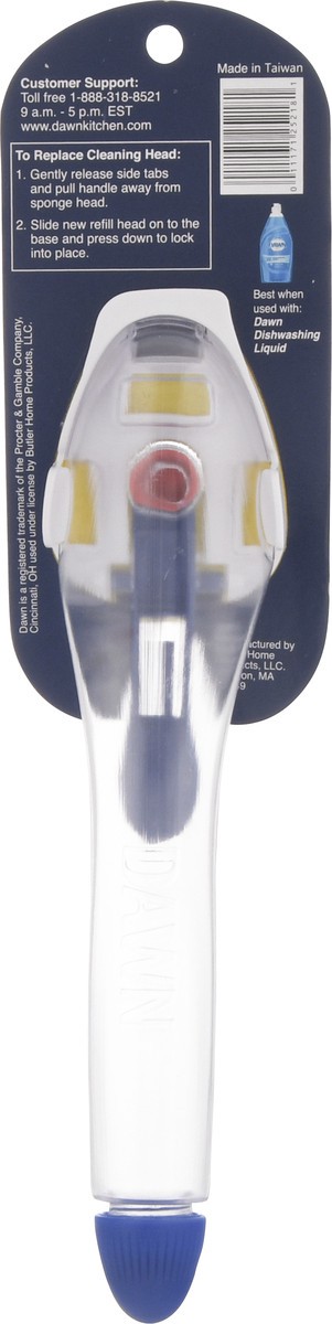 slide 5 of 9, Dawn No-drip Non-scratch Fillable Dishwand, 1 ct