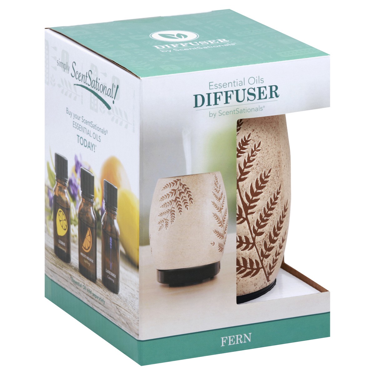 slide 4 of 5, ScentSationals Fusion Fern Essential Oil Diffuser, 1 ct