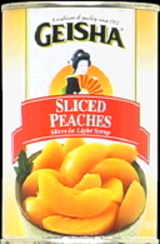 slide 1 of 1, Geisha Sliced Peaches, 15 oz