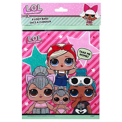 slide 1 of 1, Unique LOL Surprise Loot Bags 8 ea, 8 ct