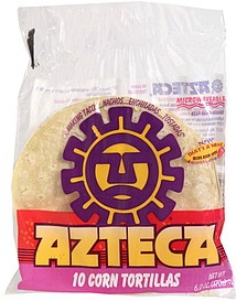 slide 1 of 1, Azteca Corn Tortillas, 10 ct