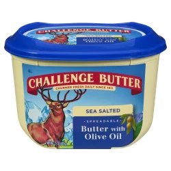 Challenge Dairy, Butter with Olive Oil and Sea Salt, Spreadable