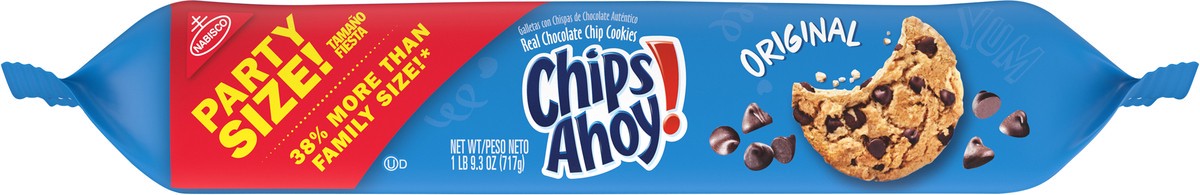 slide 7 of 9, CHIPS AHOY! Original Chocolate Chip Cookies, Party Size, 25.3 oz, 25.3 oz