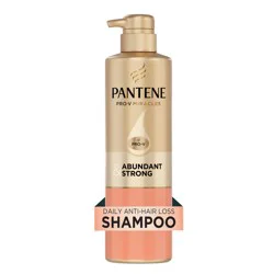 Pantene Abundant & Strong Shampoo with Pro-Vitamin B5 Complex and Niacinamide, 13.5 oz
