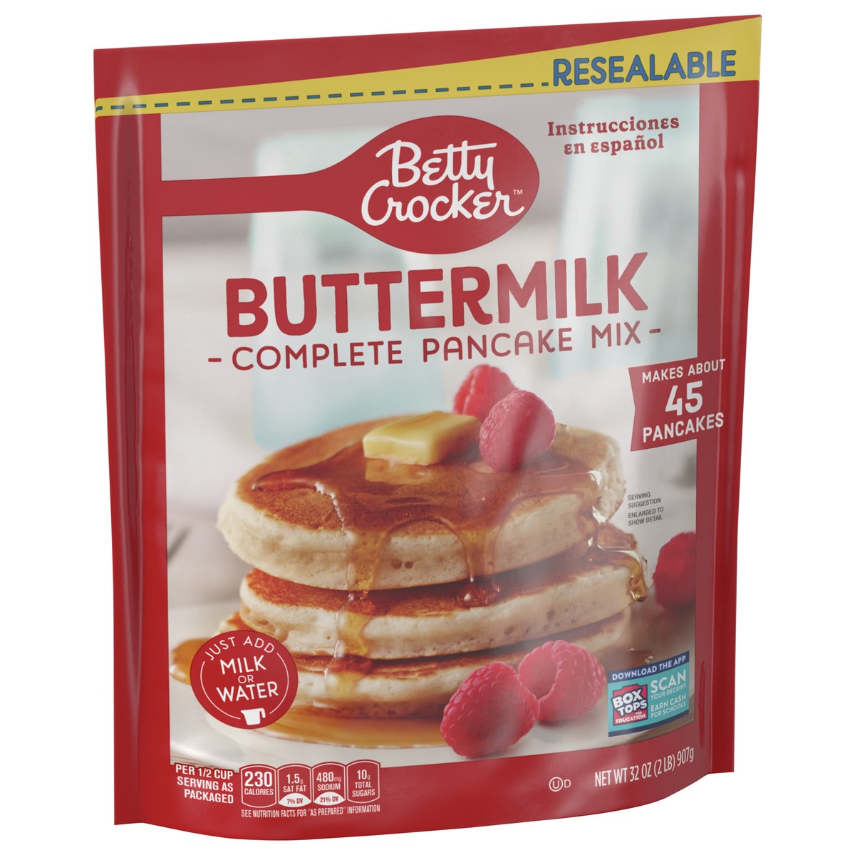 slide 7 of 9, Betty Crocker Buttermilk Complete Pancake Mix, 32 oz, 32 oz