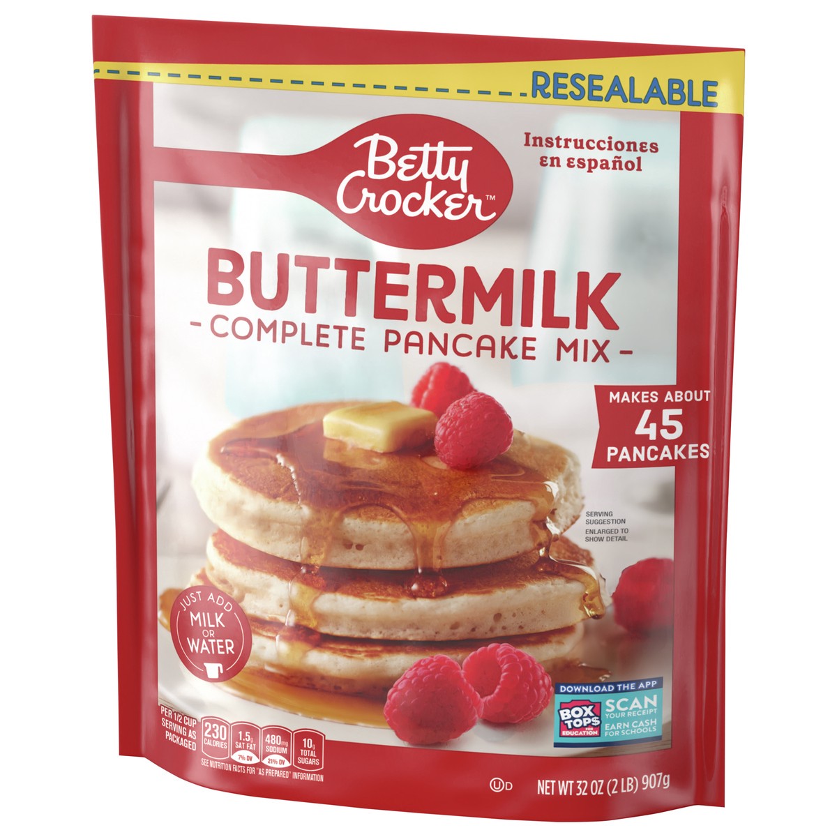 slide 2 of 9, Betty Crocker Buttermilk Complete Pancake Mix, 32 oz, 32 oz