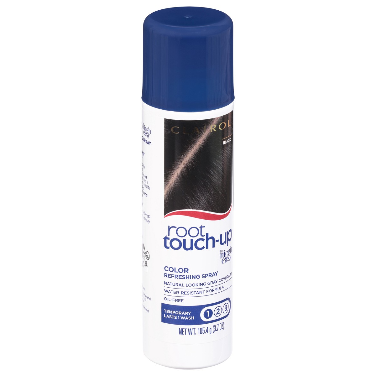 slide 3 of 9, Root Touch-Up Temporary Color Refreshing Spray Black, 3.7 oz