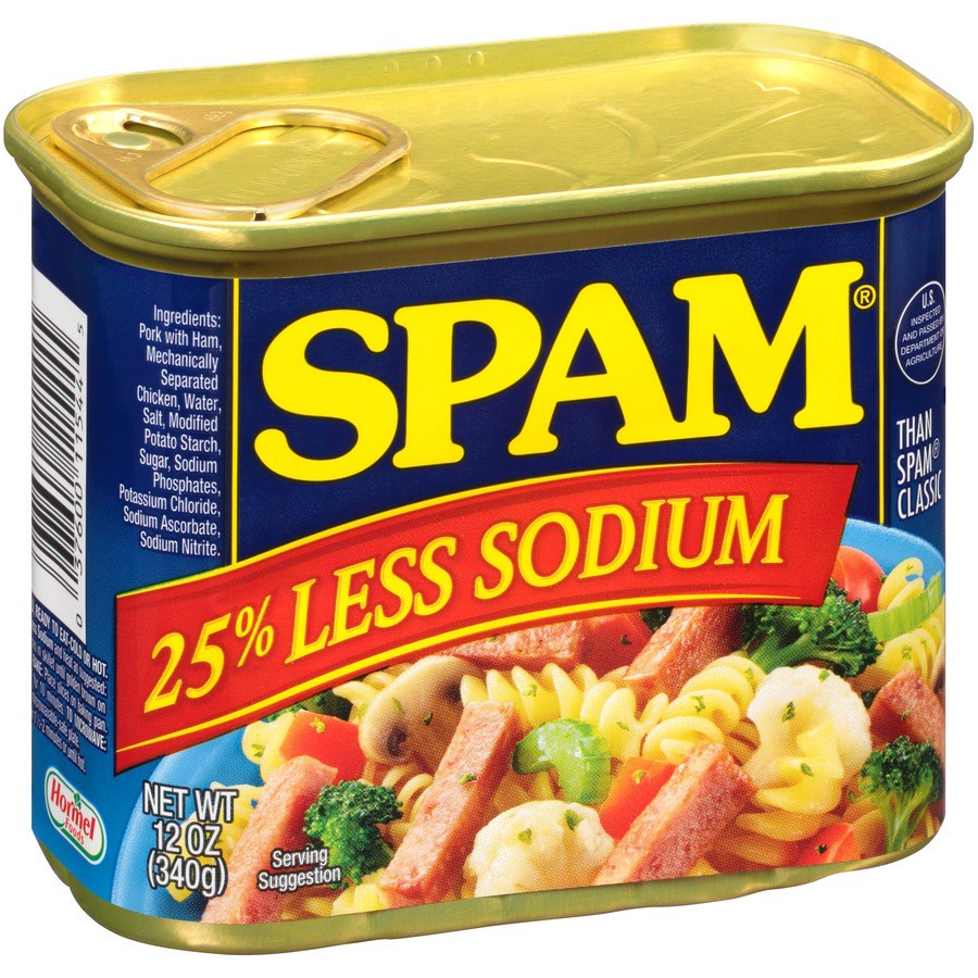 slide 4 of 8, SPAM 25% Less Sodium Classic Meatloaf 12 oz, 12 oz