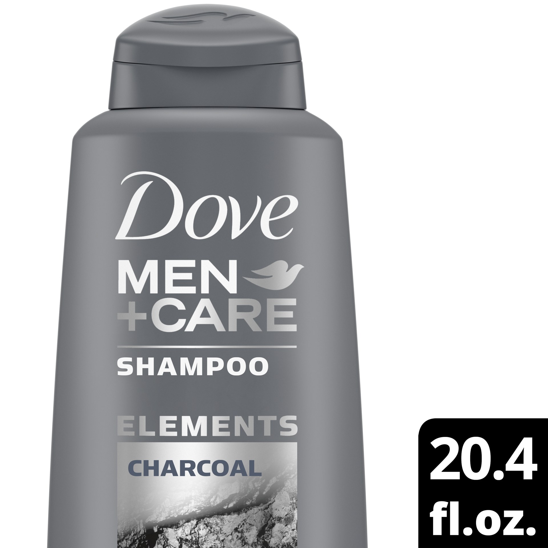 slide 2 of 5, Dove Men+Care Shampoo Charcoal + Clay, 20.4 oz, 20.40 oz