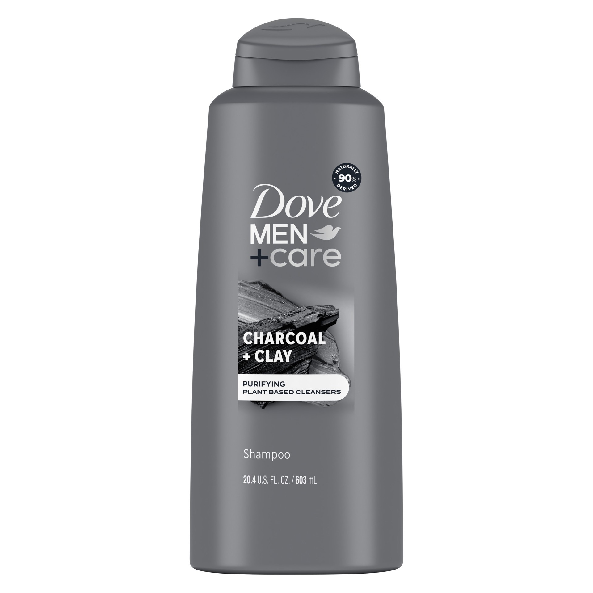 slide 1 of 5, Dove Men+Care Shampoo Charcoal + Clay, 20.4 oz, 20.40 oz