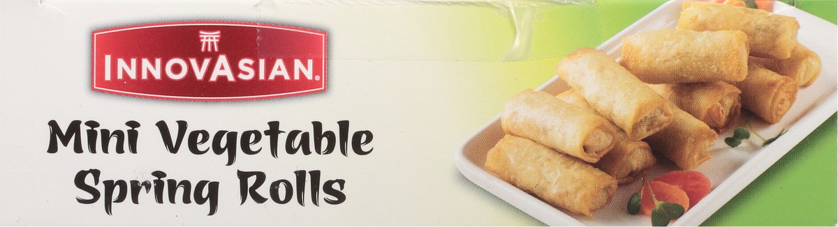 slide 4 of 9, Innovasian Cuisine Vegetable Mini Spring Rolls 10Ct, 7 oz