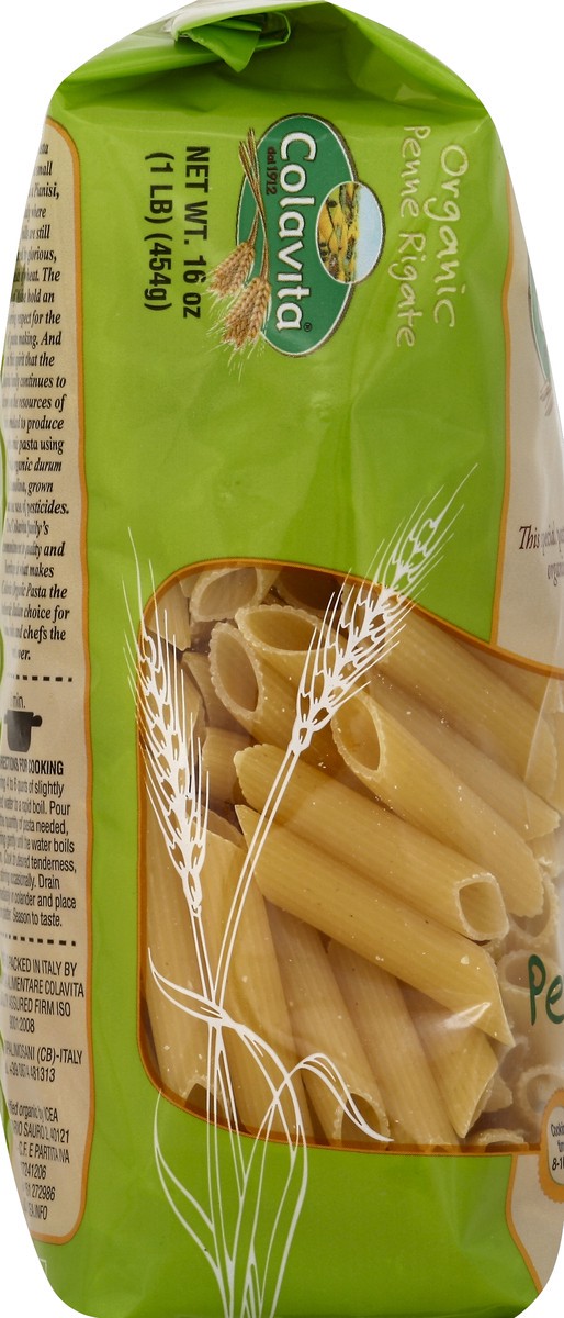 slide 4 of 5, Colavita Organic Penne Rigate Pasta, 1 lb