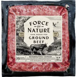 Force Of Nature 80%/20% Ground Beef 16 oz