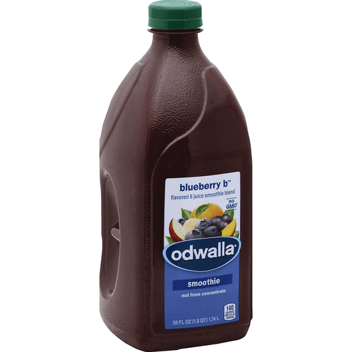 slide 1 of 2, Odwalla Blueberry B Monster 100% Juice Smoothie, 59 fl oz