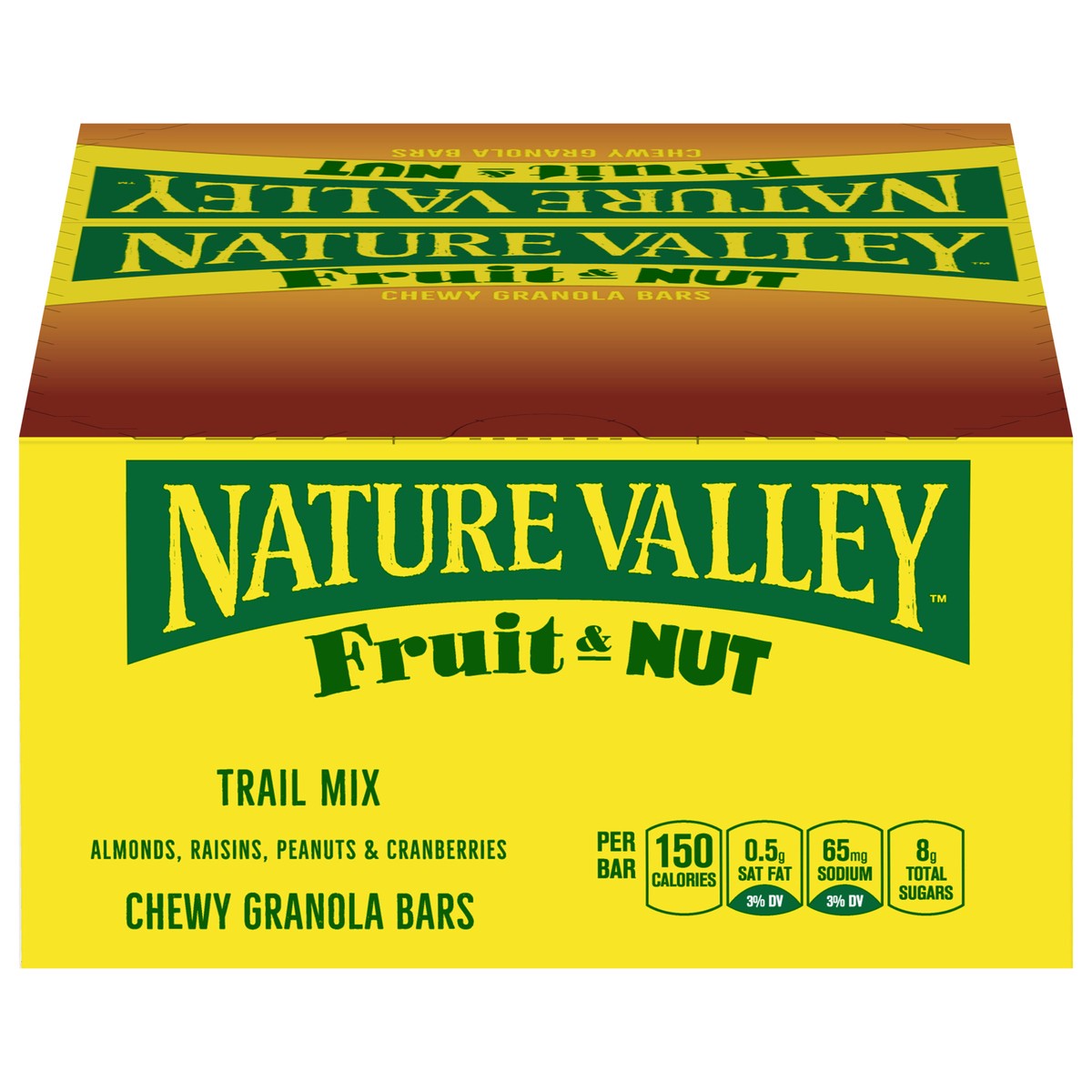 slide 1 of 1, Nature Valley(tm) Trail Mix Fruit & Nut Chewy Granola Bars, 16 ct