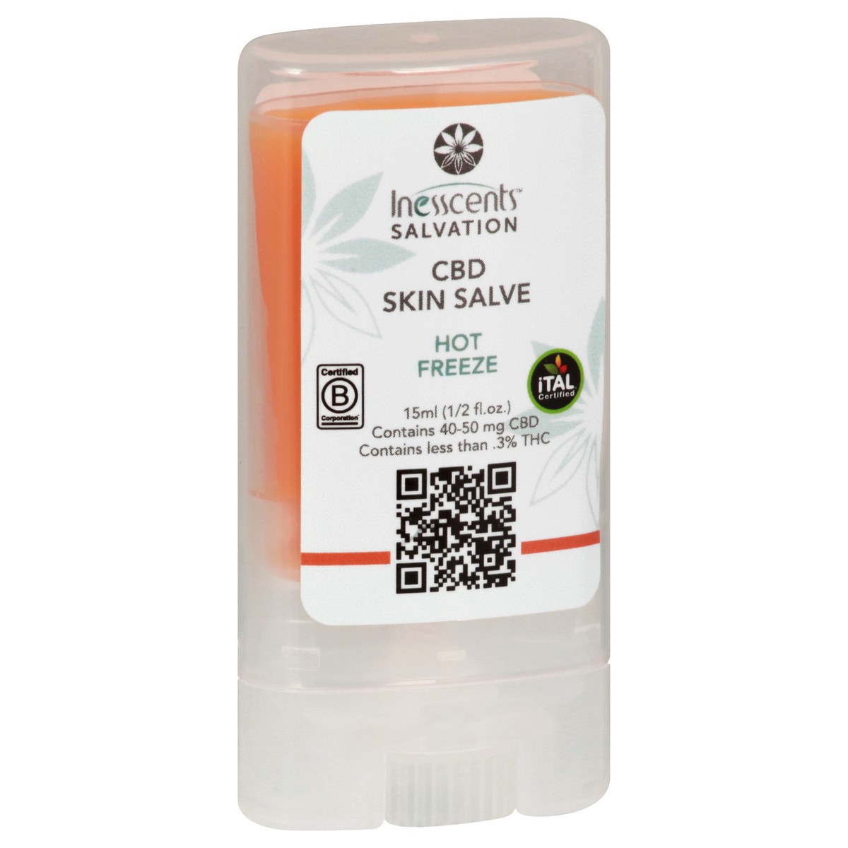 slide 3 of 9, Inesscents Salvation CBD Skin Salve 15 ml, 15 ml