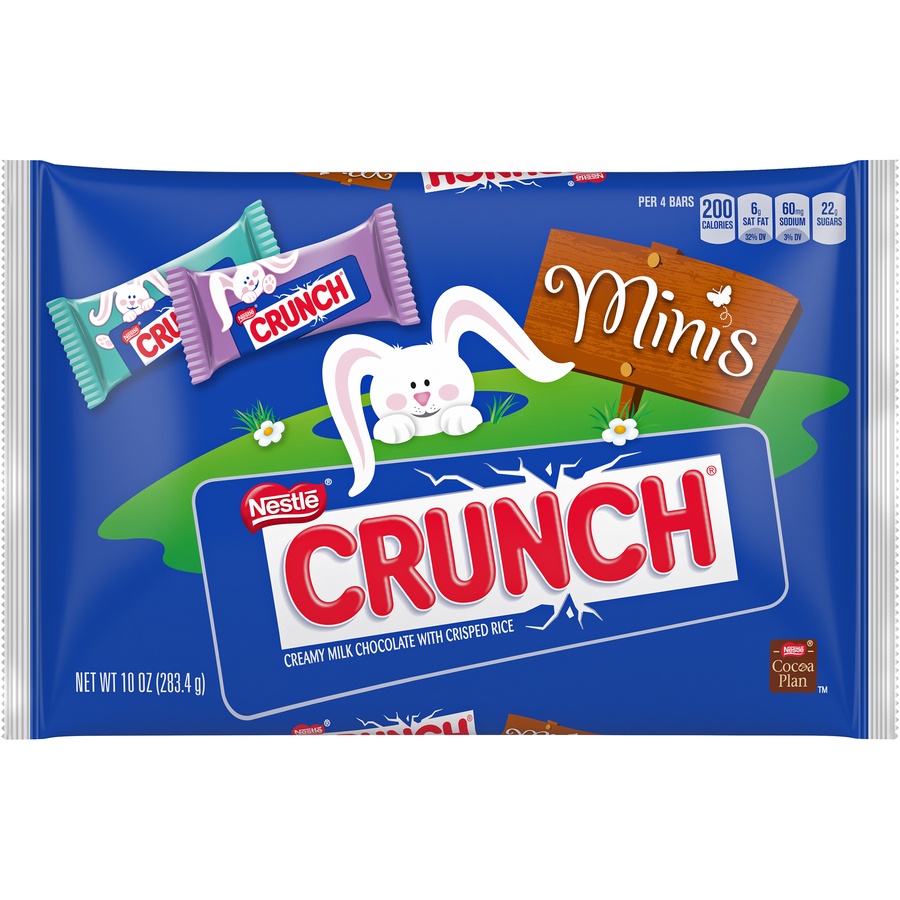 slide 1 of 1, Nestlé Crunch Easter Minis, 10 oz, 10 oz