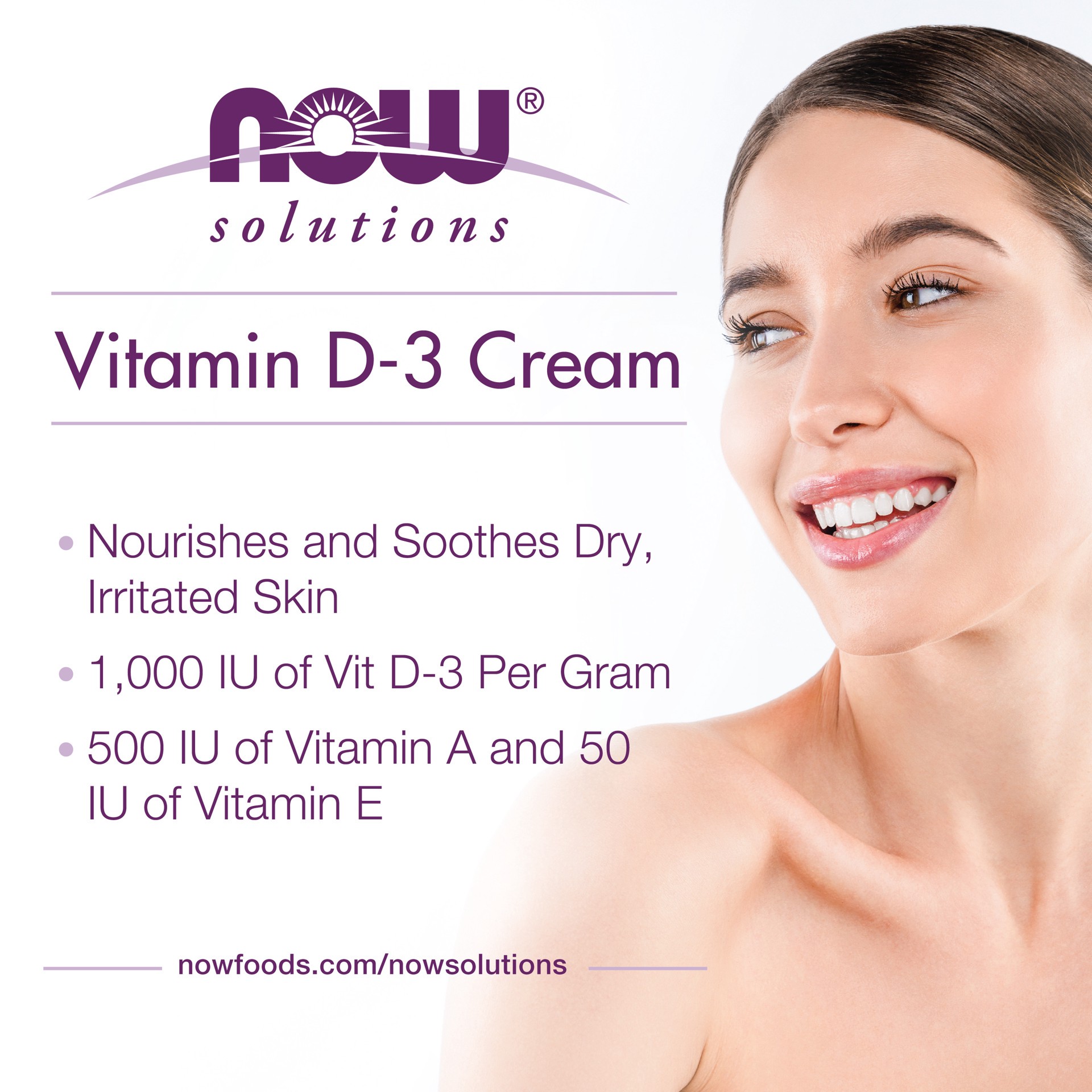 slide 2 of 4, Now Naturals Vitamin D3 1000 Iu Cream, 4 oz