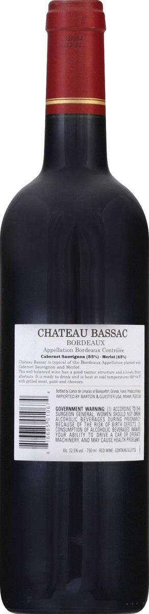 slide 4 of 9, Pepperidge Farm Bordeaux Chateau Bassac 750 ml, 750 ml