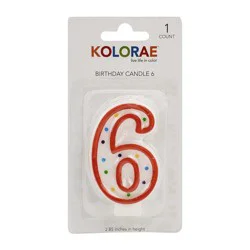 Kolorae Birthday Candle 6