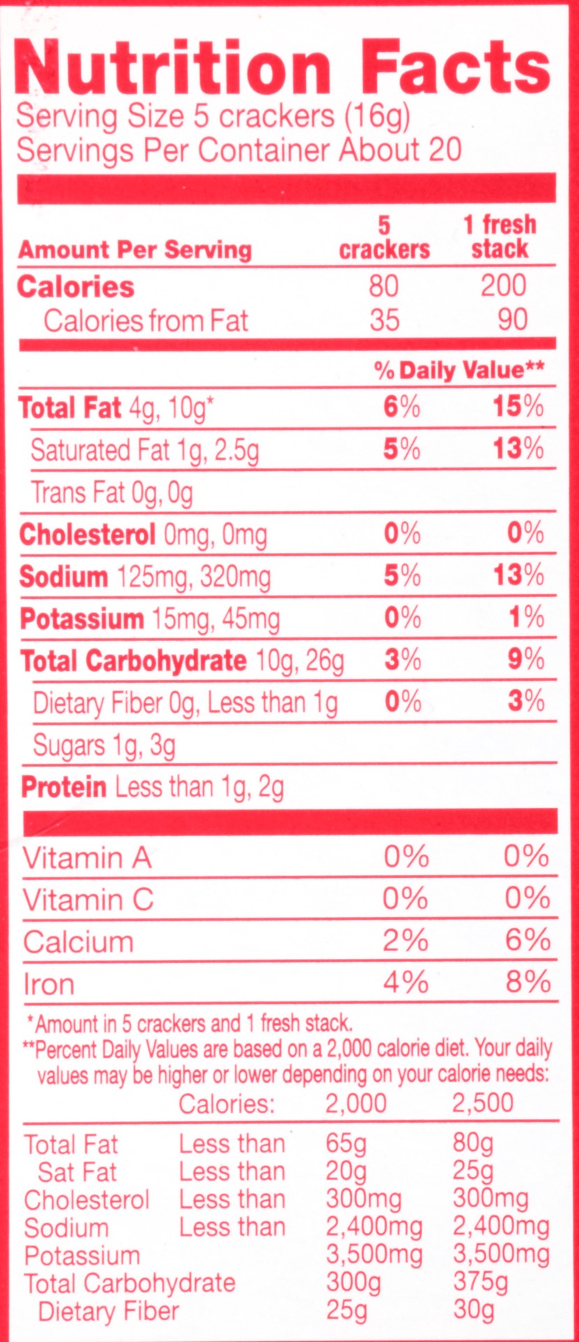 slide 4 of 5, Ritz Crackers 8 ea, 8 ct