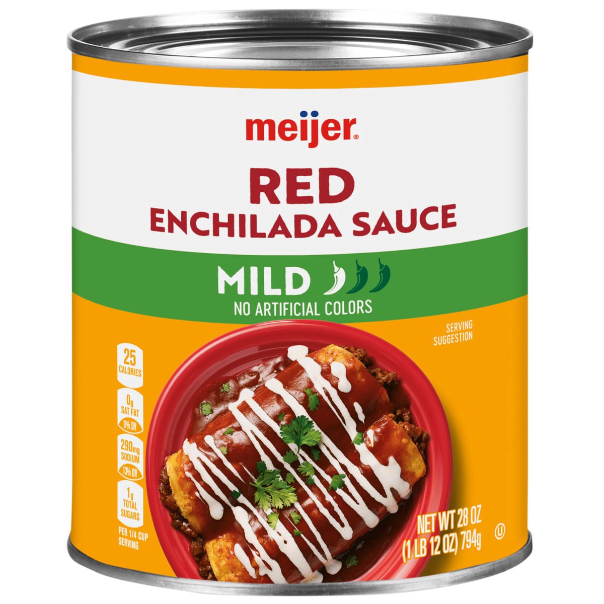 slide 1 of 5, Meijer Red Mild Enchilada Sauce, 28 oz