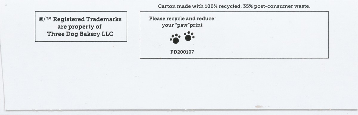 slide 7 of 15, Three Dog Bakery Lick''n Crunch! Sandwich Cookies Carob & Peanut Butter Flavors Treats for Dogs 13 oz, 13 oz