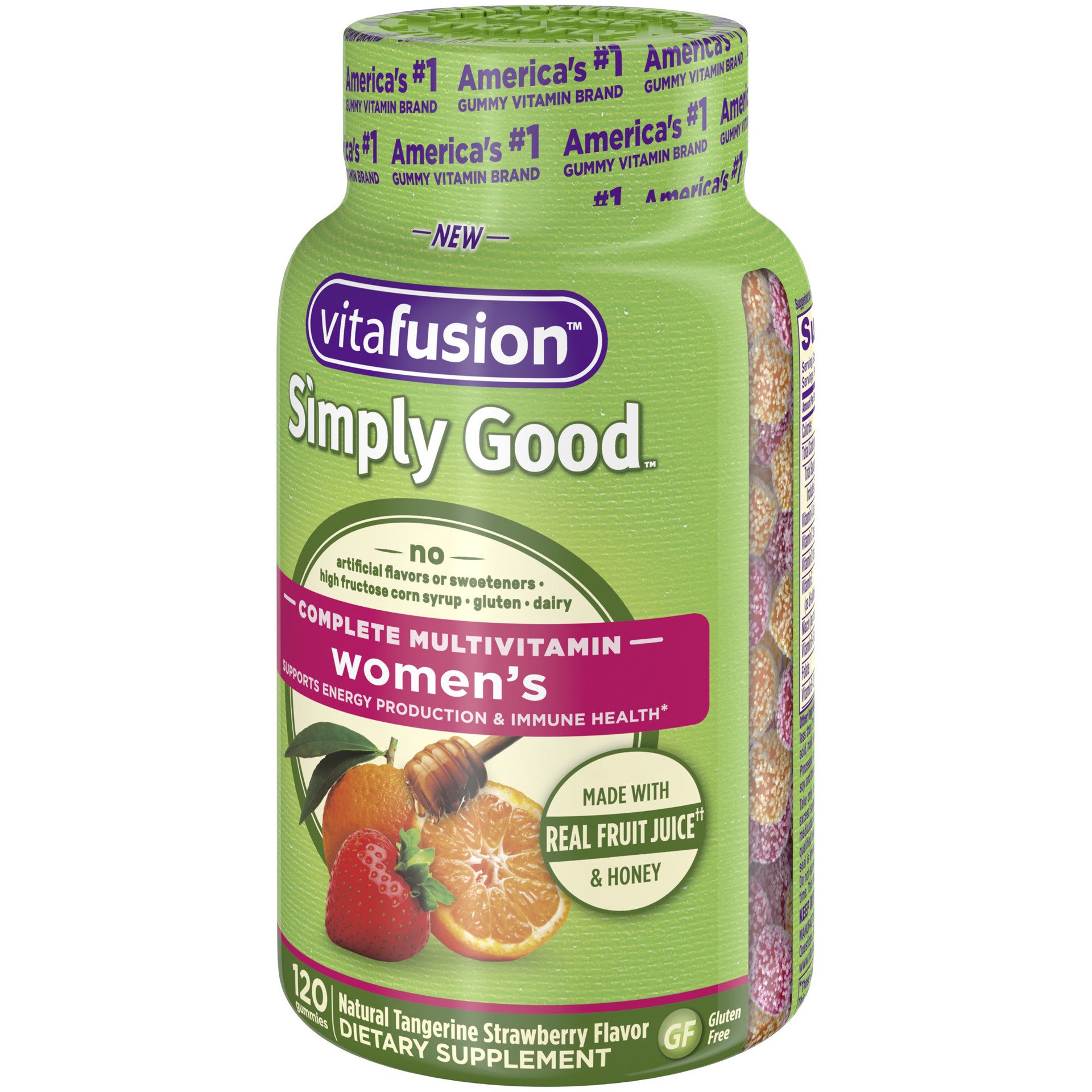 slide 3 of 4, Vitafusion Womens Simply Good Vitamins, 120 ct