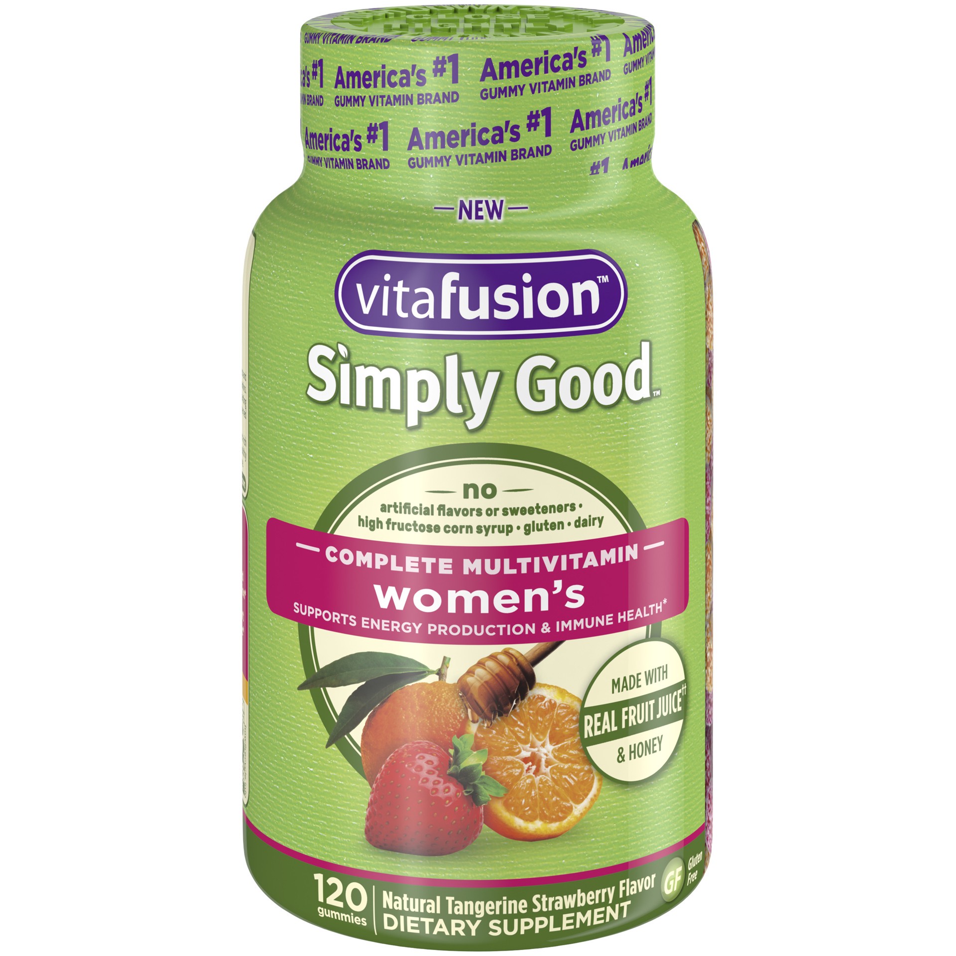 slide 1 of 4, Vitafusion Womens Simply Good Vitamins, 120 ct