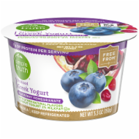 slide 1 of 1, Simple Truth 2% Lowfat Strained Blueberry Pomegranate Greek Yogurt, 5.3 oz