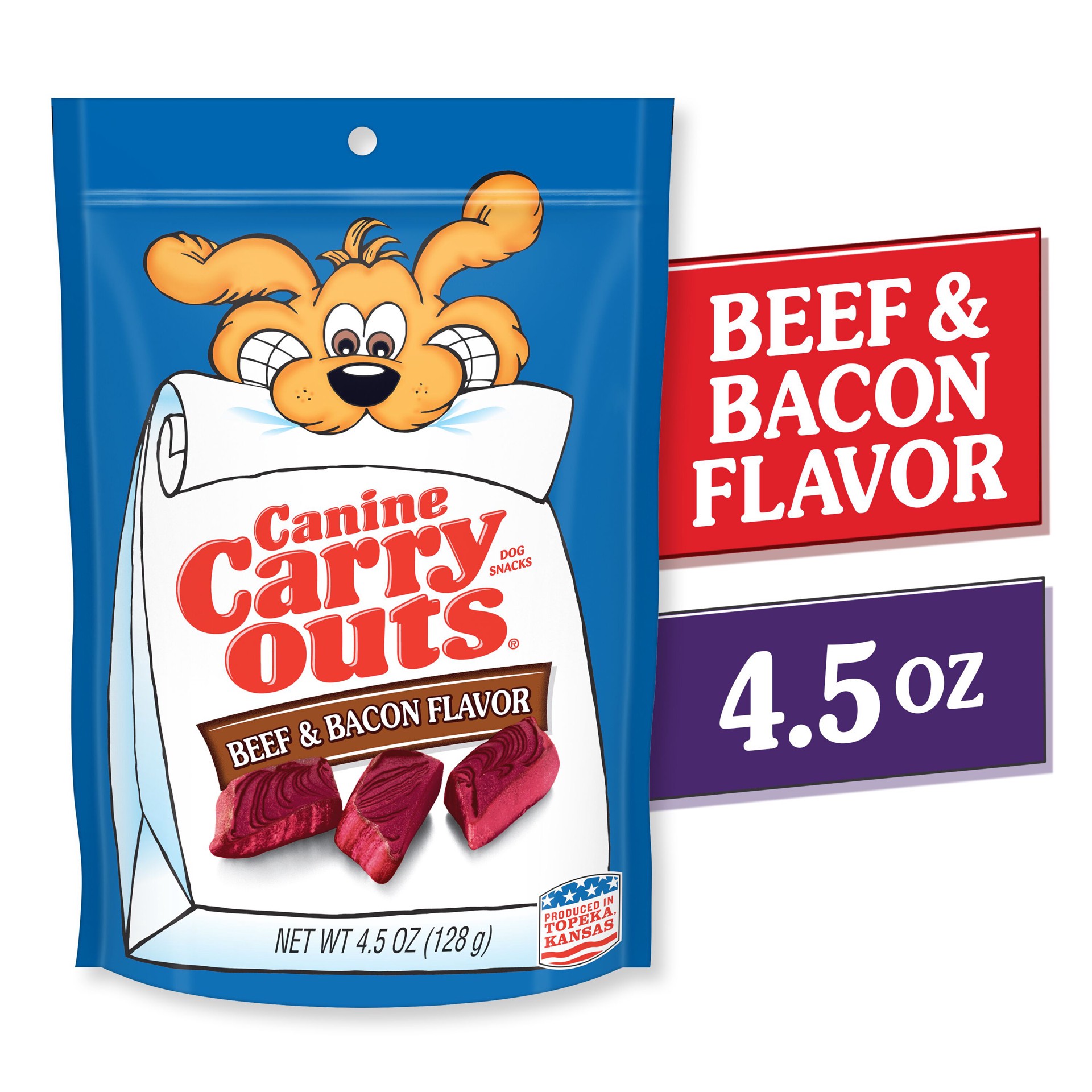 slide 3 of 6, Canine Carry Outs Dog Treat, 4.5 oz