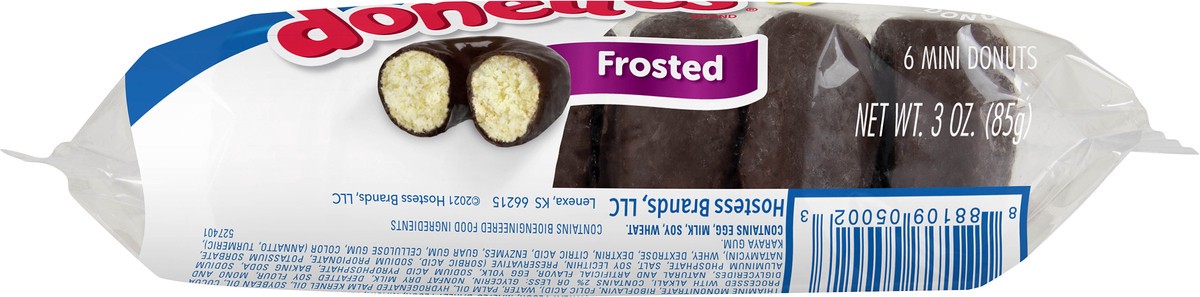 slide 8 of 9, HOSTESS Frosted DONETTES Single Serve, 6 Count, 3 oz, 6 ct