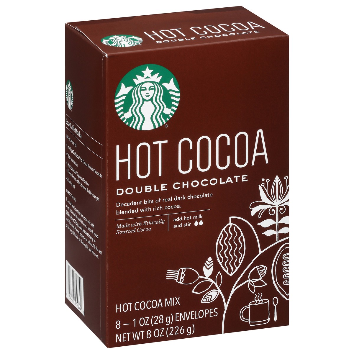 slide 8 of 9, Starbucks Double Chocolate Hot Cocoa Mix - 8ct, 8 ct