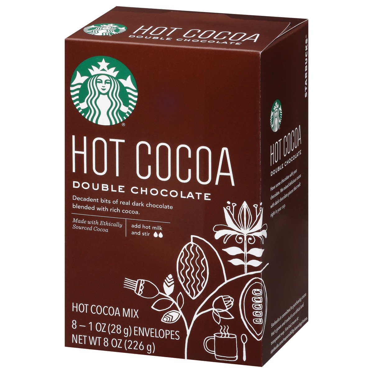 slide 2 of 9, Starbucks Double Chocolate Hot Cocoa Mix - 8ct, 8 ct