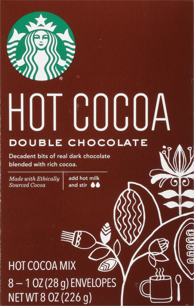 slide 5 of 9, Starbucks Double Chocolate Hot Cocoa Mix - 8ct, 8 ct
