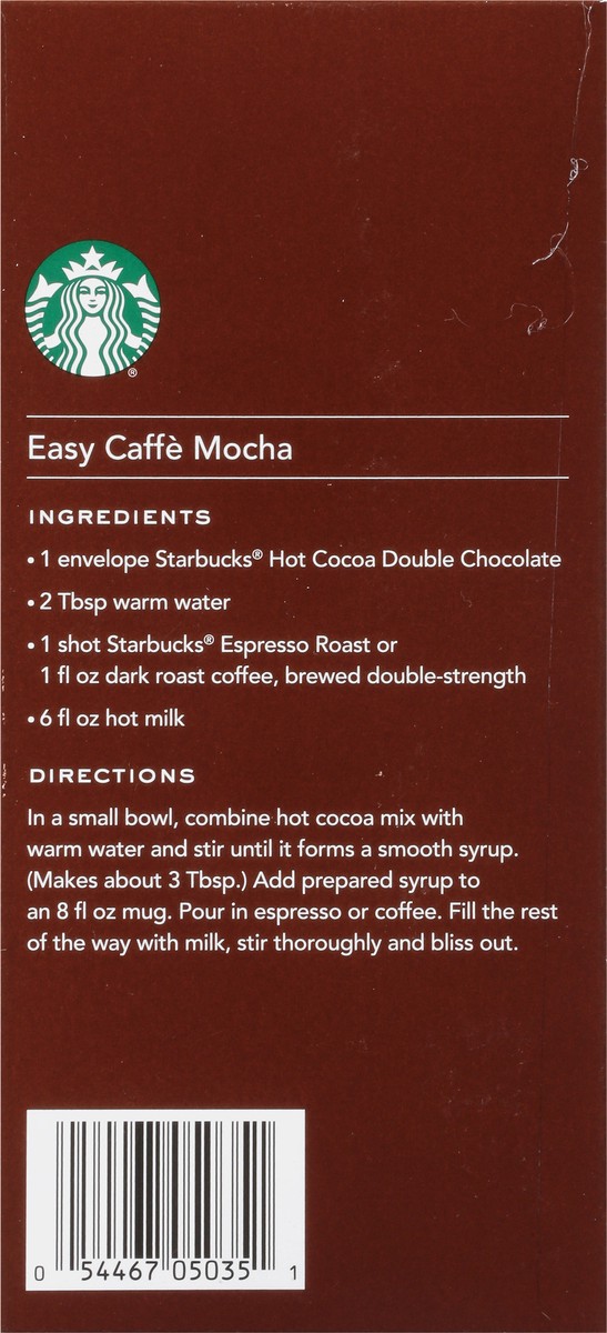 slide 6 of 9, Starbucks Double Chocolate Hot Cocoa Mix - 8ct, 8 ct