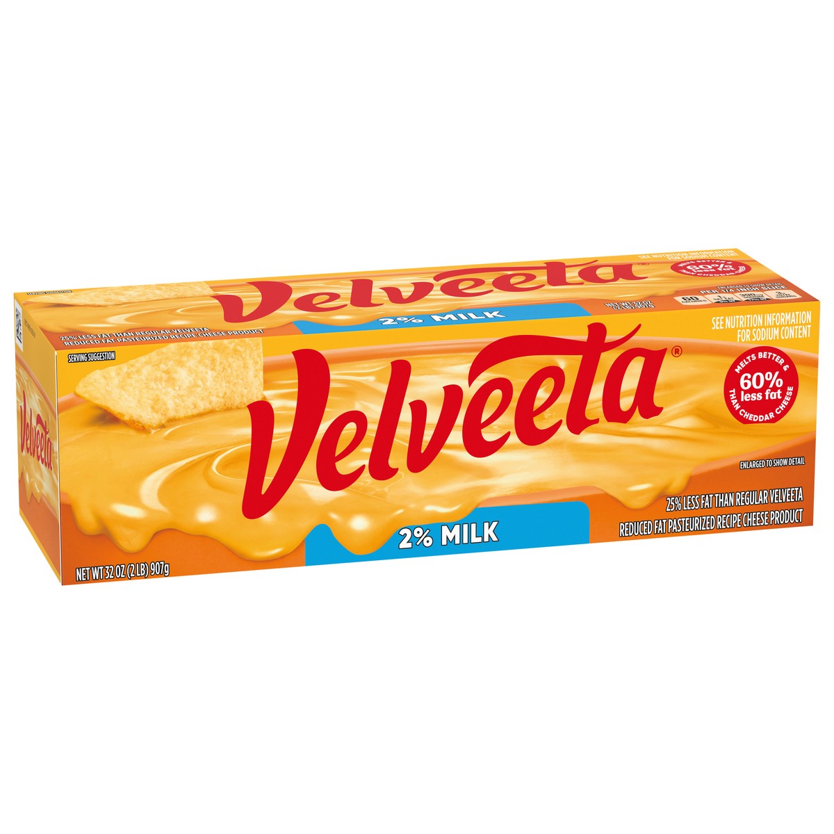 slide 6 of 9, Velveeta 2% Milk Reduced Fat Cheese, 32 oz