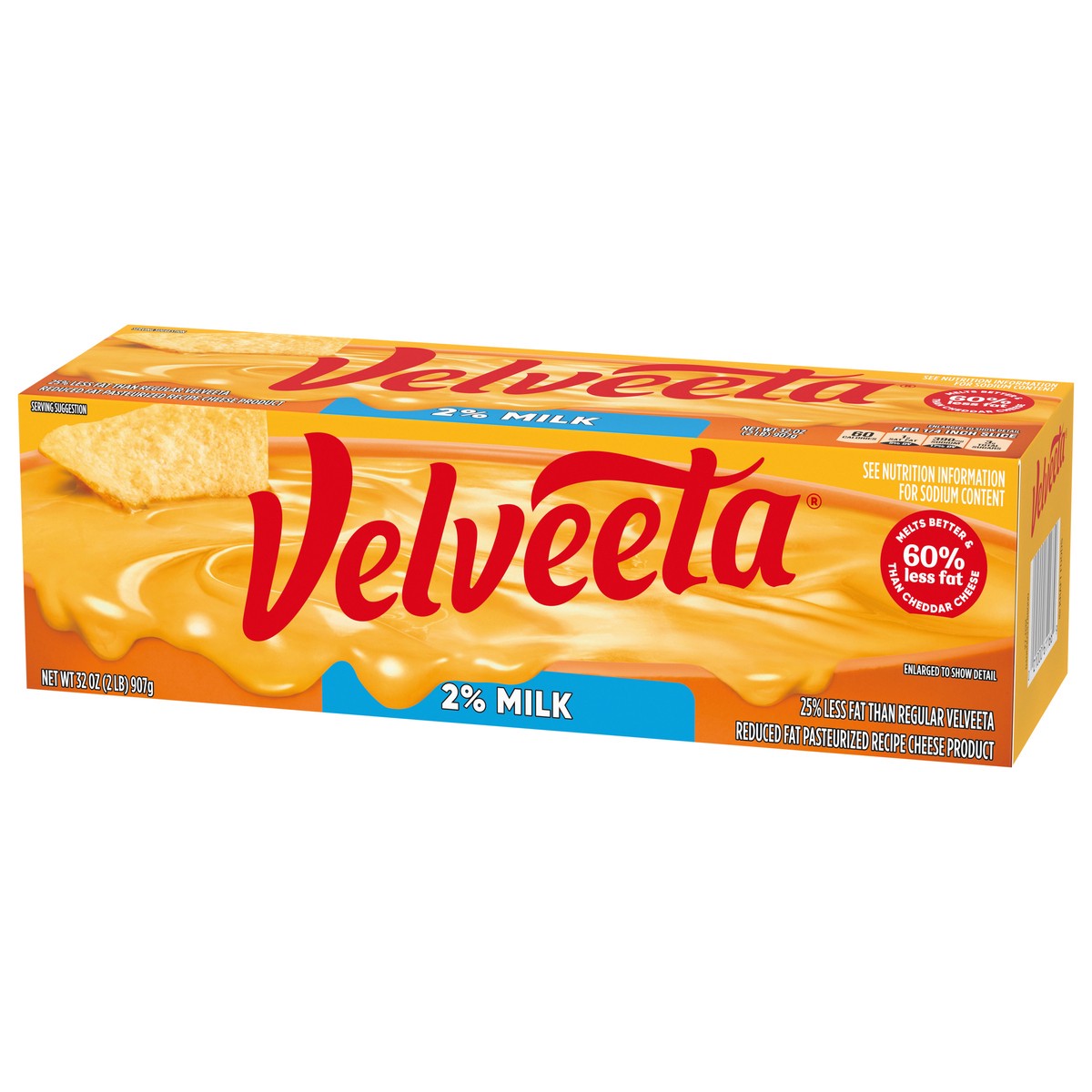 slide 5 of 9, Velveeta 2% Milk Reduced Fat Cheese, 32 oz