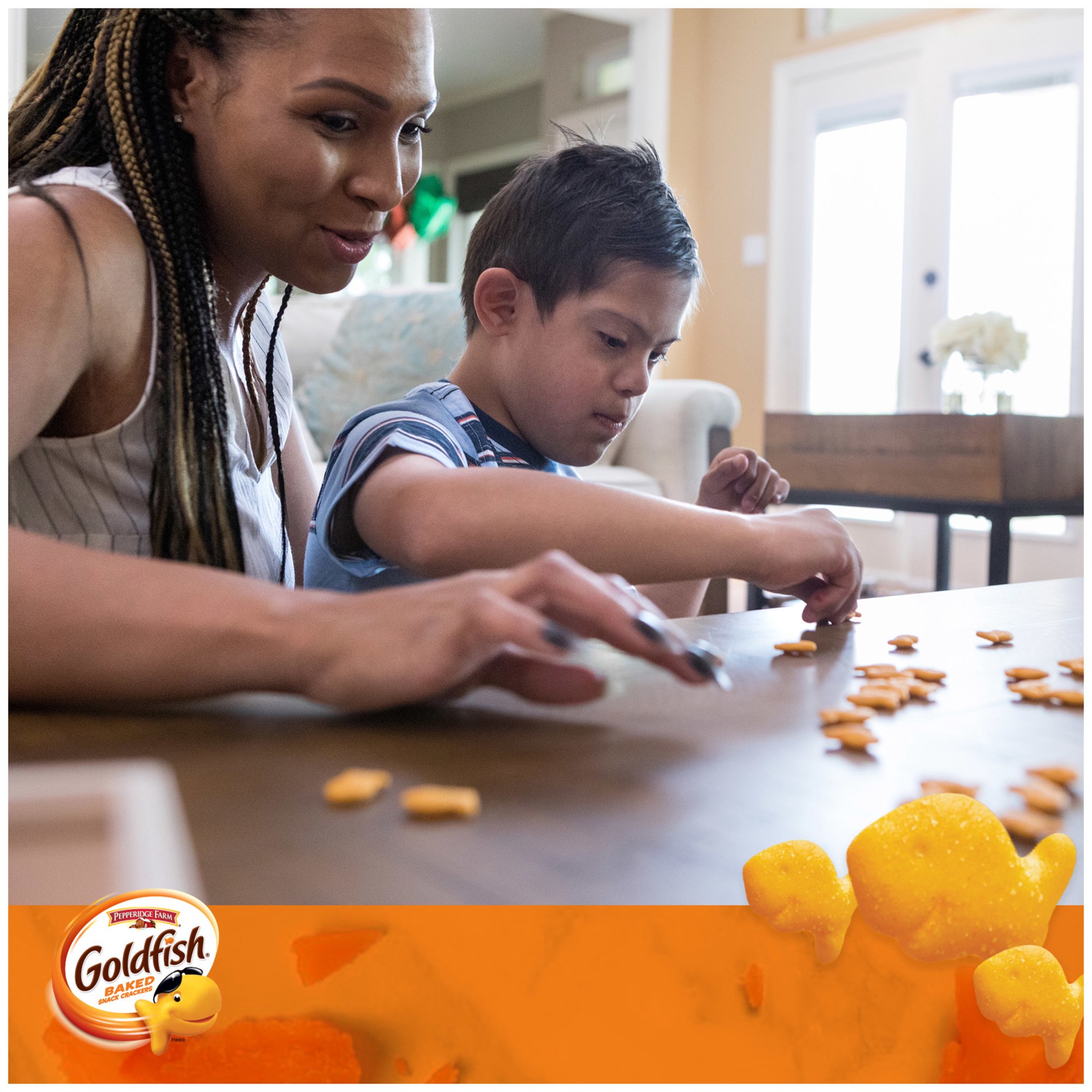 slide 4 of 8, Pepperidge Farm Goldfish Cheddar Crackers, Baked with Whole Grain, 30 oz. Carton, 30 oz