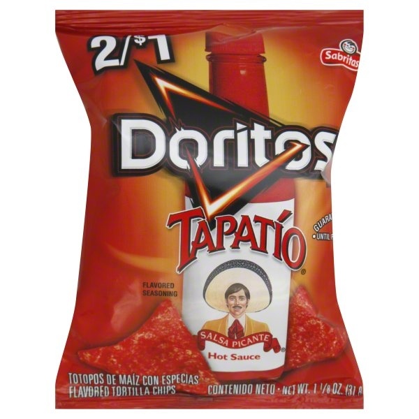 slide 1 of 1, Doritos Tortilla Chips 1.125 oz, 1.12 oz