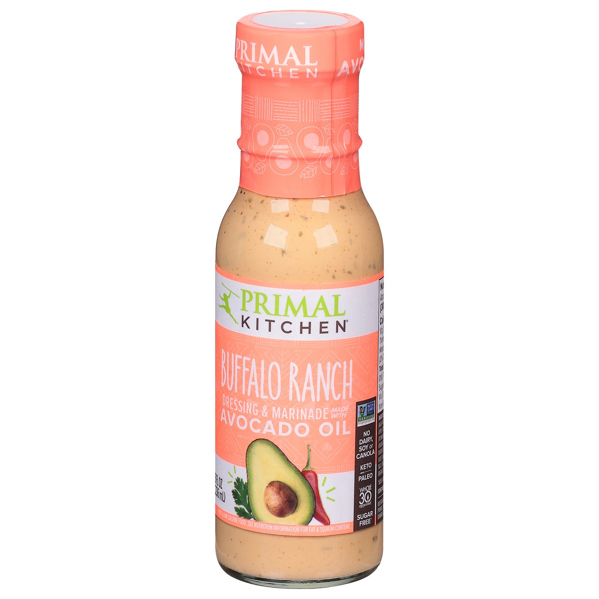 slide 12 of 14, Primal Kitchen Buffalo Ranch Dressing & Marinade 8 fl oz, 1 ct