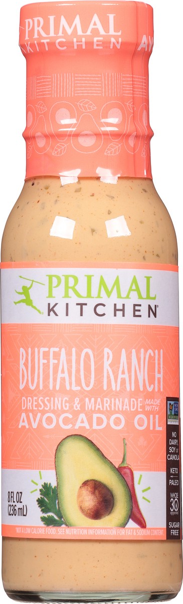 slide 3 of 14, Primal Kitchen Buffalo Ranch Dressing & Marinade 8 fl oz, 1 ct