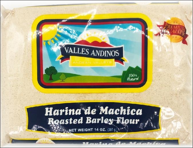 slide 1 of 1, Valles Andinos Va Harina De Machica, 14 oz
