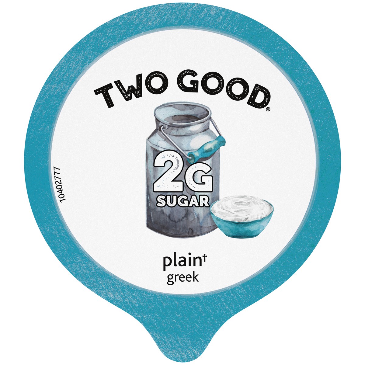 slide 7 of 7, Two Good Low Fat Greek Yogurt, Plain, Lower Sugar, Gluten Free, With 2g of Sugar, 5.3 oz., 5.3 oz