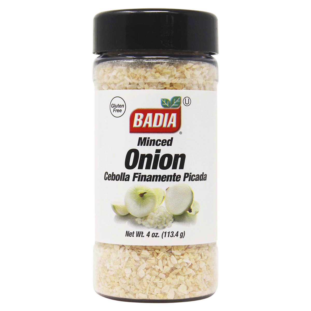 slide 1 of 1, Badia Minced Onion, Cebolla Finamente Picada, 4 oz